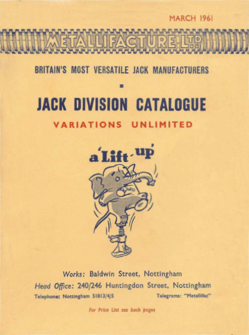 metallifacture catalogue