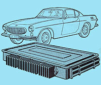 Volvo P1800 - International Owners Club - Installation d'un climatiseur