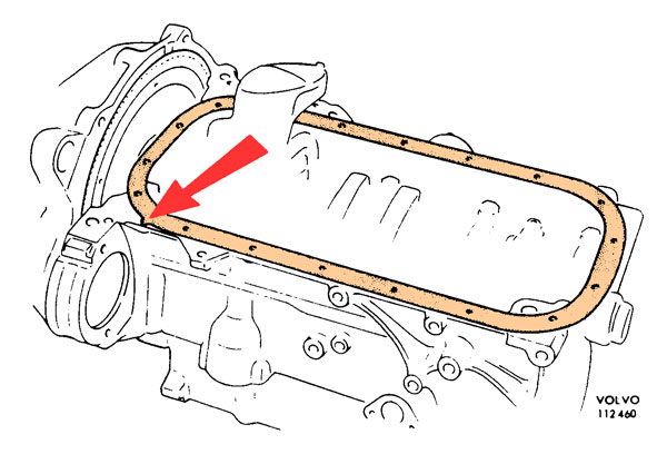 Volvo P1800 - International Owners Club - Ölwanne - Dichtung
