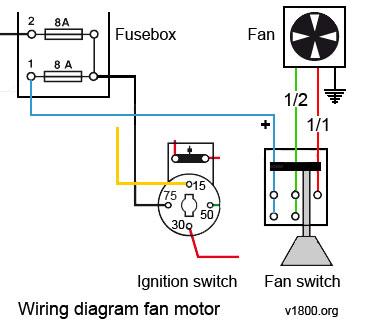 wd fan motor